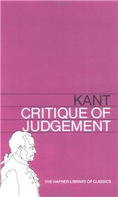 Critique of Judgment by Kant, Immanuel