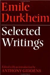 Emile Durkheim: Selected Writings by Giddens, Anthony, ed.