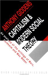 Capitalism and Modern Social Theory by Giddens, Anthony
