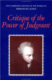 Critique of the Power of Judgment by Kant, Immanuel