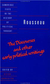 Discourses and Other Early Political Writings by Rousseau, Jean-Jacques